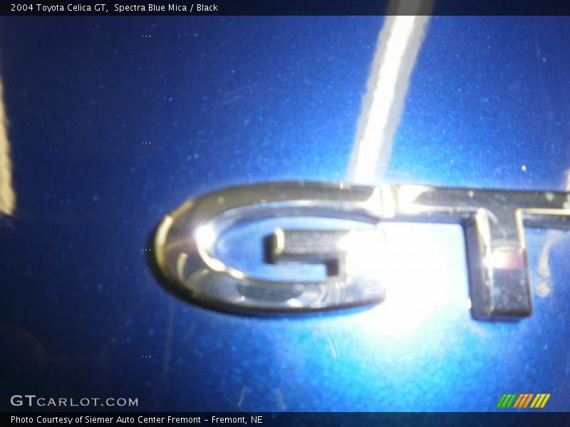 Spectra Blue Mica / Black 2004 Toyota Celica GT