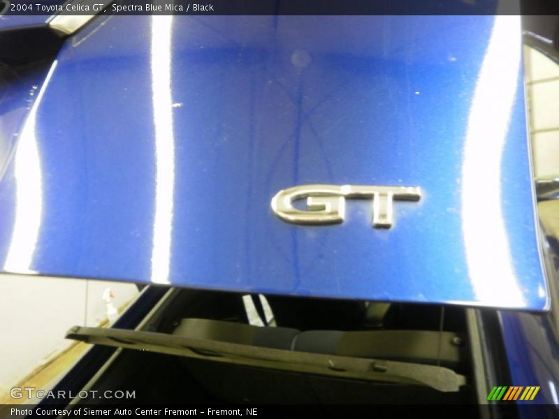 Spectra Blue Mica / Black 2004 Toyota Celica GT