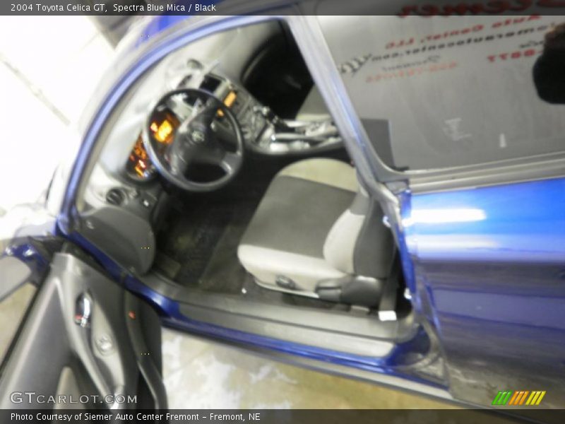 Spectra Blue Mica / Black 2004 Toyota Celica GT