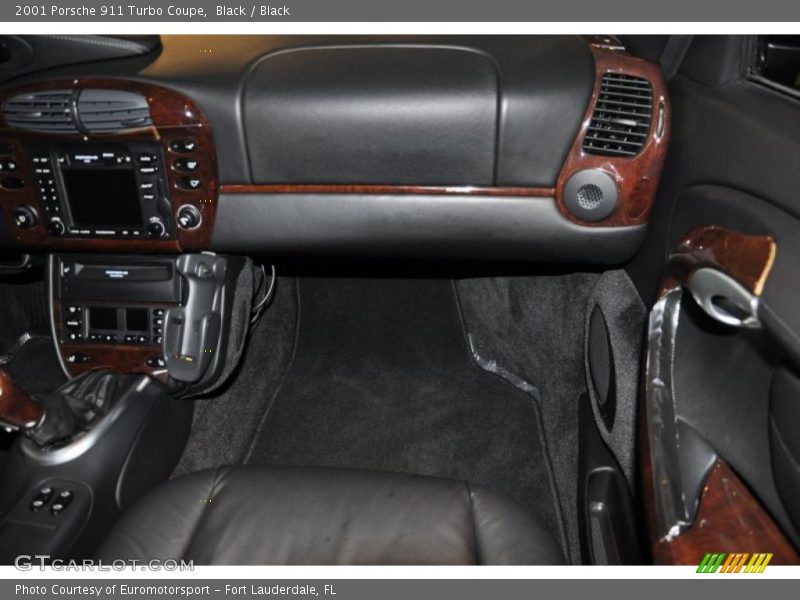 Black / Black 2001 Porsche 911 Turbo Coupe