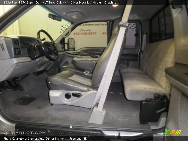Silver Metallic / Medium Graphite 1999 Ford F350 Super Duty XLT SuperCab 4x4