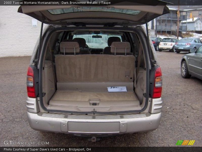 Dark Bronzemist Metallic / Taupe 2003 Pontiac Montana MontanaVision