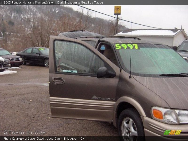 Dark Bronzemist Metallic / Taupe 2003 Pontiac Montana MontanaVision
