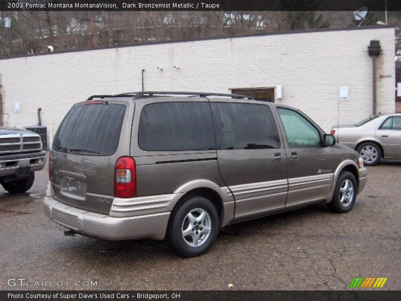 Dark Bronzemist Metallic / Taupe 2003 Pontiac Montana MontanaVision