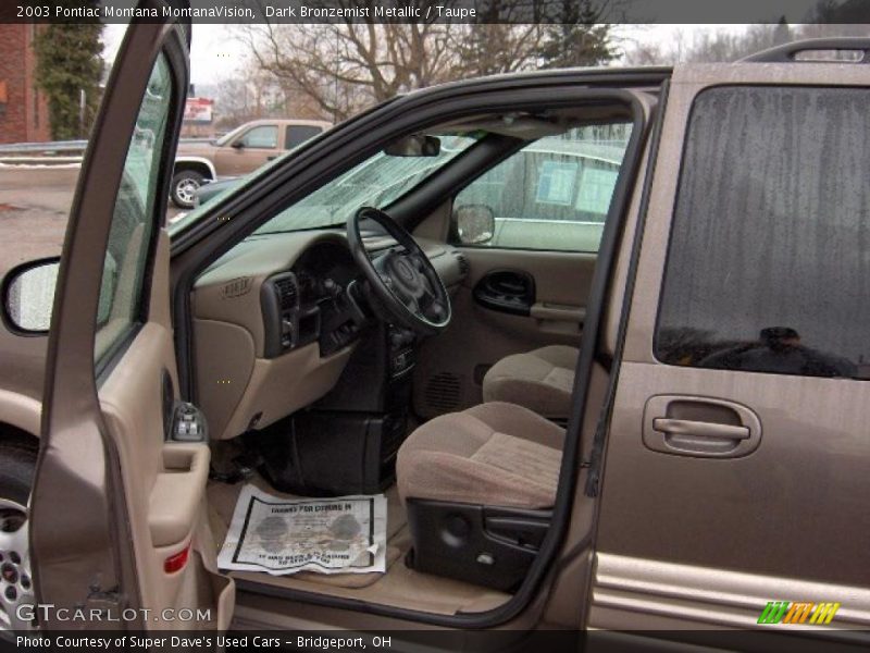 Dark Bronzemist Metallic / Taupe 2003 Pontiac Montana MontanaVision