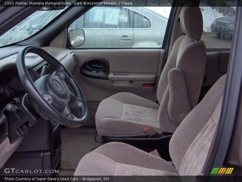 Dark Bronzemist Metallic / Taupe 2003 Pontiac Montana MontanaVision