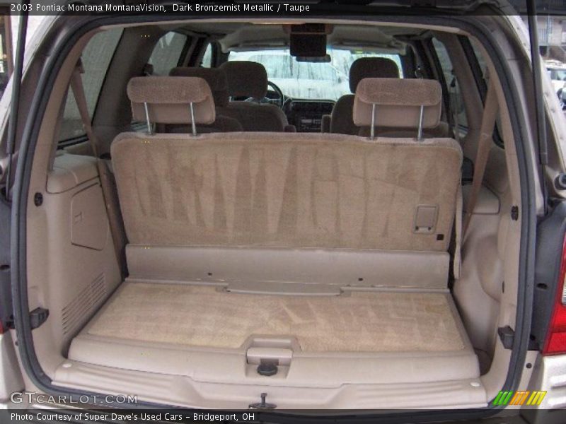 Dark Bronzemist Metallic / Taupe 2003 Pontiac Montana MontanaVision