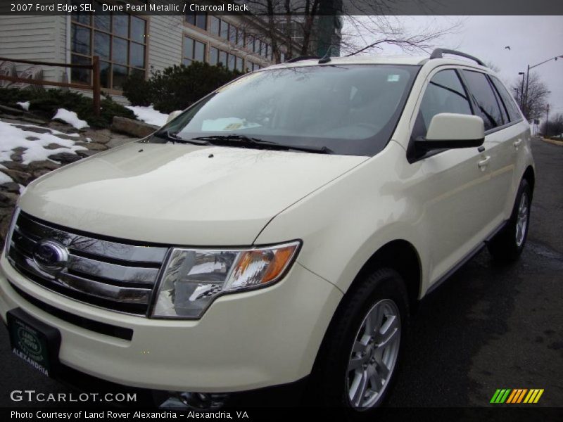 Dune Pearl Metallic / Charcoal Black 2007 Ford Edge SEL