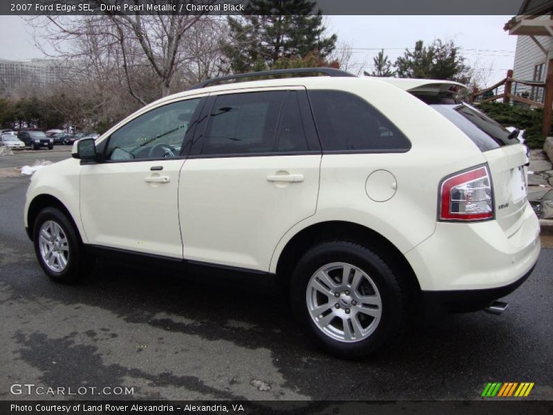 Dune Pearl Metallic / Charcoal Black 2007 Ford Edge SEL