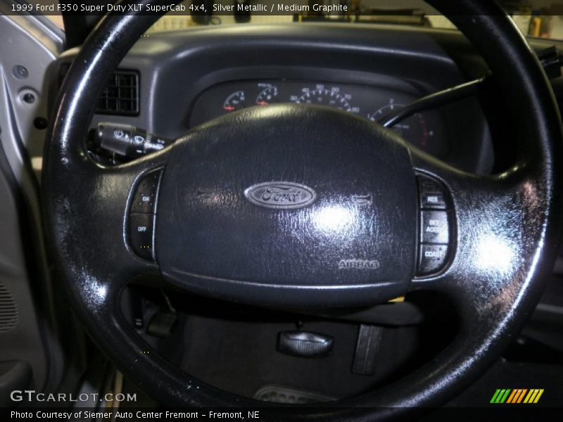 Silver Metallic / Medium Graphite 1999 Ford F350 Super Duty XLT SuperCab 4x4