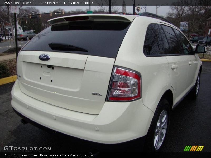 Dune Pearl Metallic / Charcoal Black 2007 Ford Edge SEL