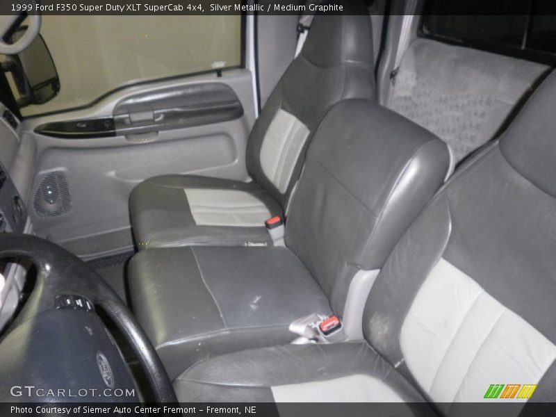 Silver Metallic / Medium Graphite 1999 Ford F350 Super Duty XLT SuperCab 4x4
