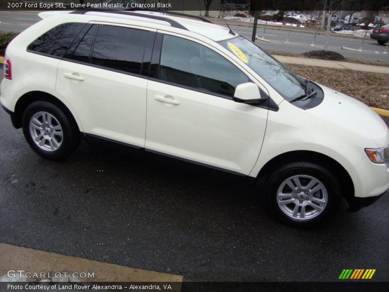 Dune Pearl Metallic / Charcoal Black 2007 Ford Edge SEL