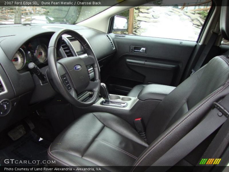Dune Pearl Metallic / Charcoal Black 2007 Ford Edge SEL