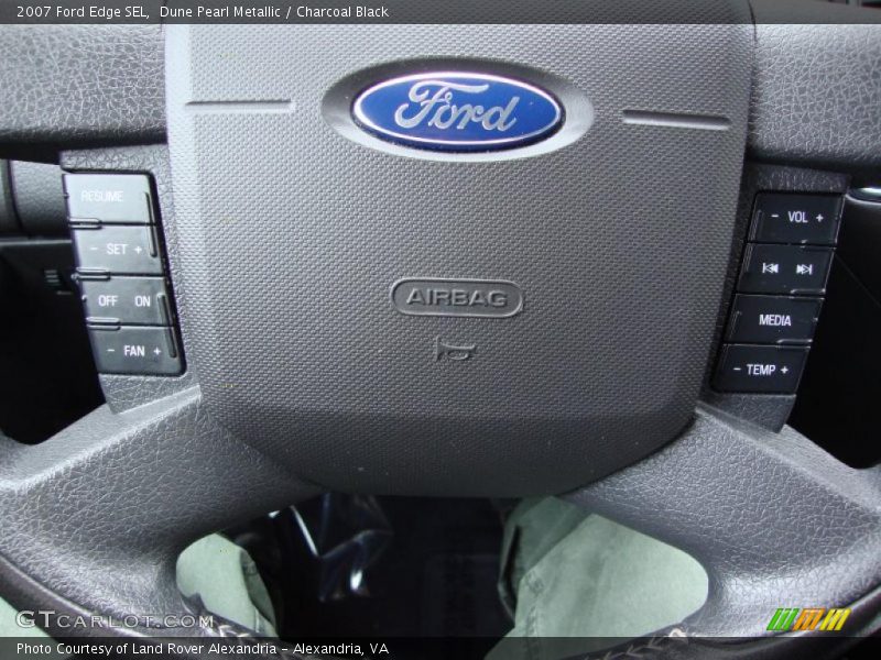 Dune Pearl Metallic / Charcoal Black 2007 Ford Edge SEL