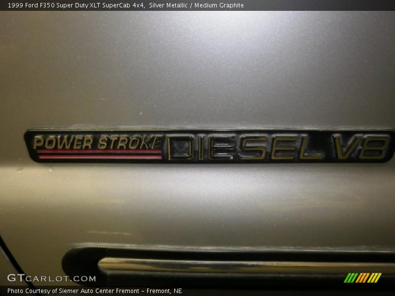 Silver Metallic / Medium Graphite 1999 Ford F350 Super Duty XLT SuperCab 4x4
