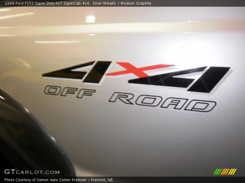 Silver Metallic / Medium Graphite 1999 Ford F350 Super Duty XLT SuperCab 4x4