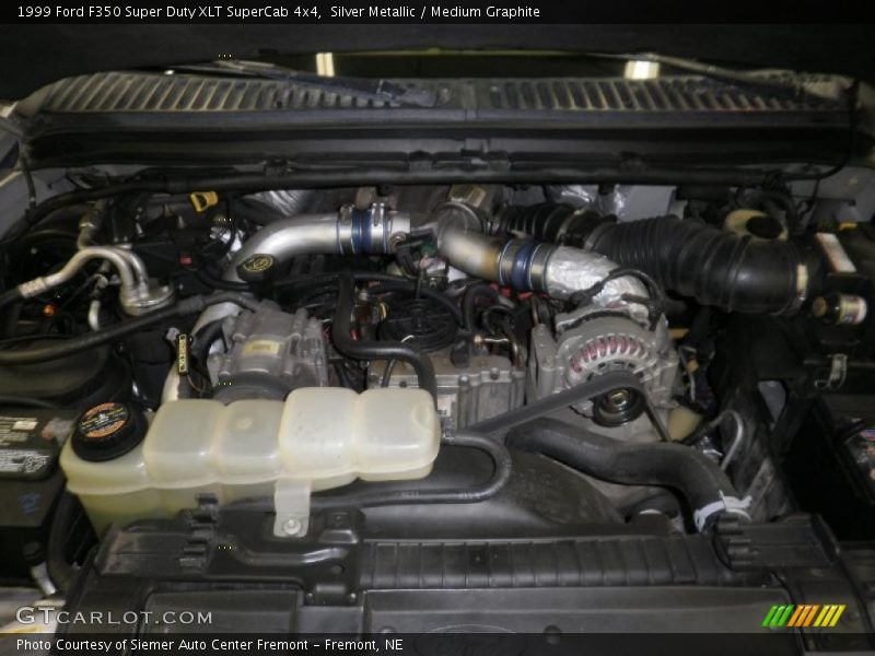 Silver Metallic / Medium Graphite 1999 Ford F350 Super Duty XLT SuperCab 4x4
