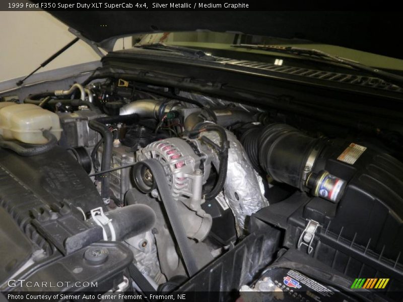 Silver Metallic / Medium Graphite 1999 Ford F350 Super Duty XLT SuperCab 4x4