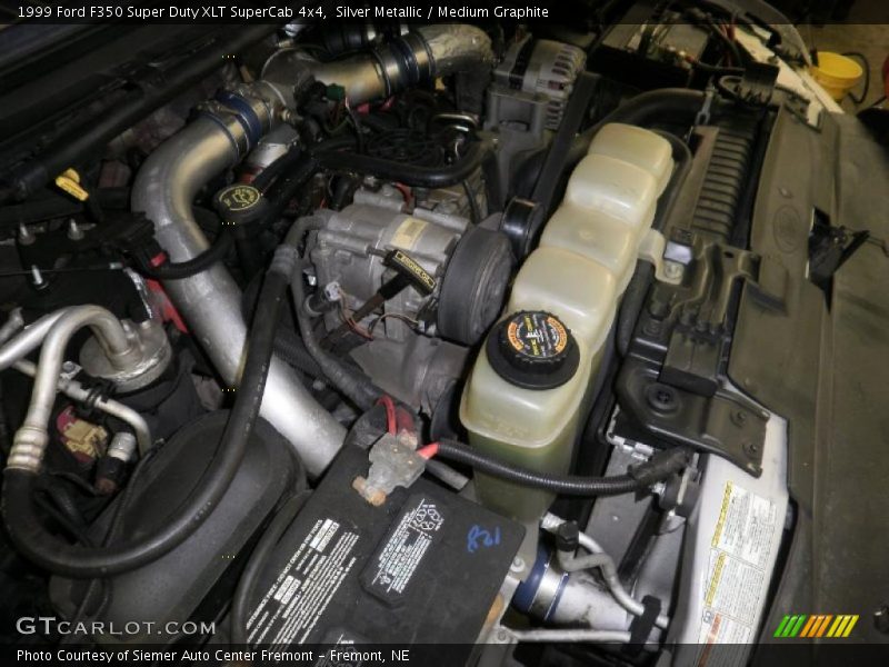 Silver Metallic / Medium Graphite 1999 Ford F350 Super Duty XLT SuperCab 4x4