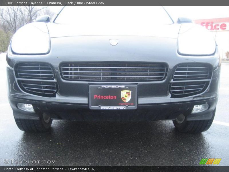 Black / Black/Steel Grey 2006 Porsche Cayenne S Titanium