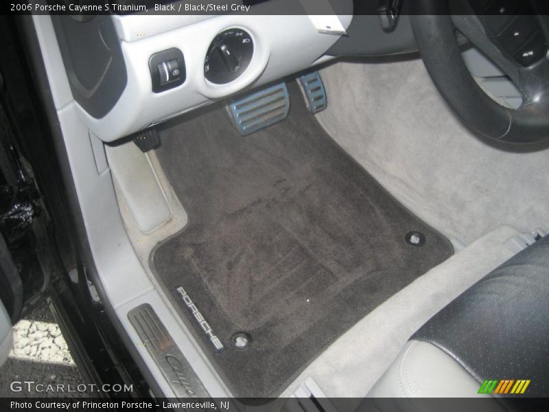 Black / Black/Steel Grey 2006 Porsche Cayenne S Titanium