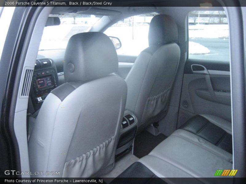 Black / Black/Steel Grey 2006 Porsche Cayenne S Titanium