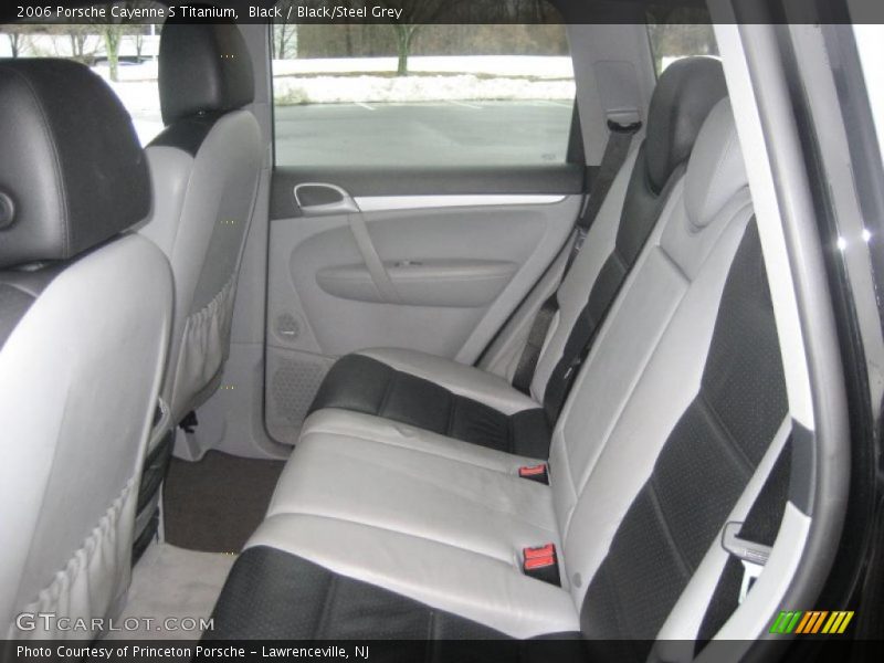 Black / Black/Steel Grey 2006 Porsche Cayenne S Titanium