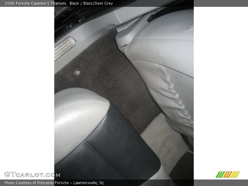 Black / Black/Steel Grey 2006 Porsche Cayenne S Titanium