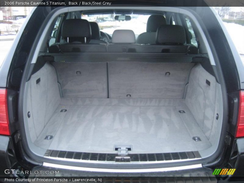 Black / Black/Steel Grey 2006 Porsche Cayenne S Titanium