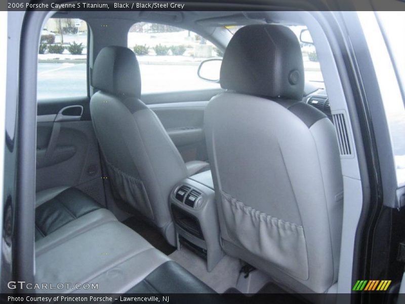 Black / Black/Steel Grey 2006 Porsche Cayenne S Titanium