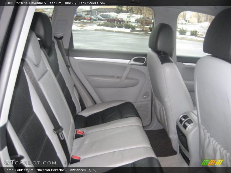 Black / Black/Steel Grey 2006 Porsche Cayenne S Titanium