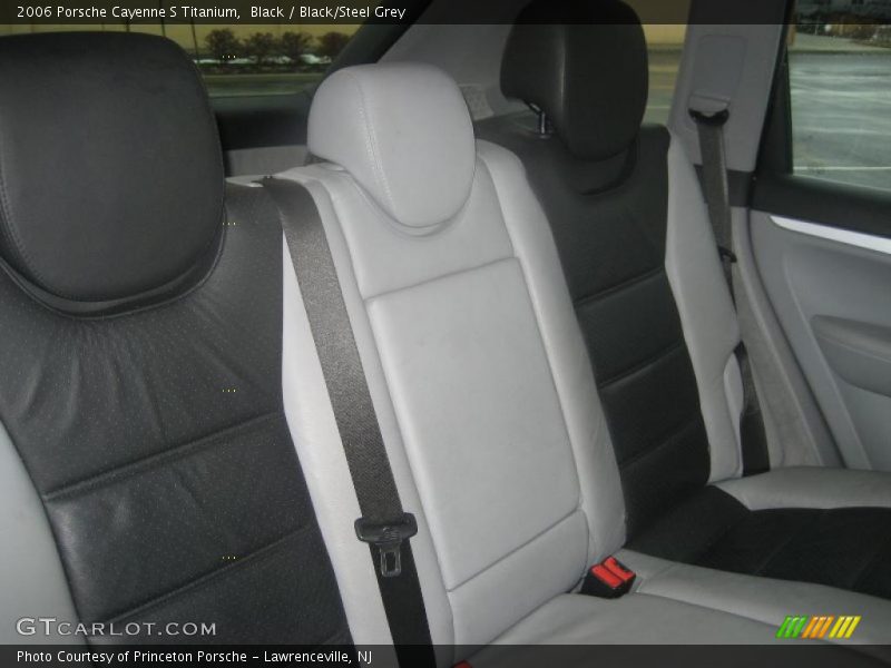 Black / Black/Steel Grey 2006 Porsche Cayenne S Titanium