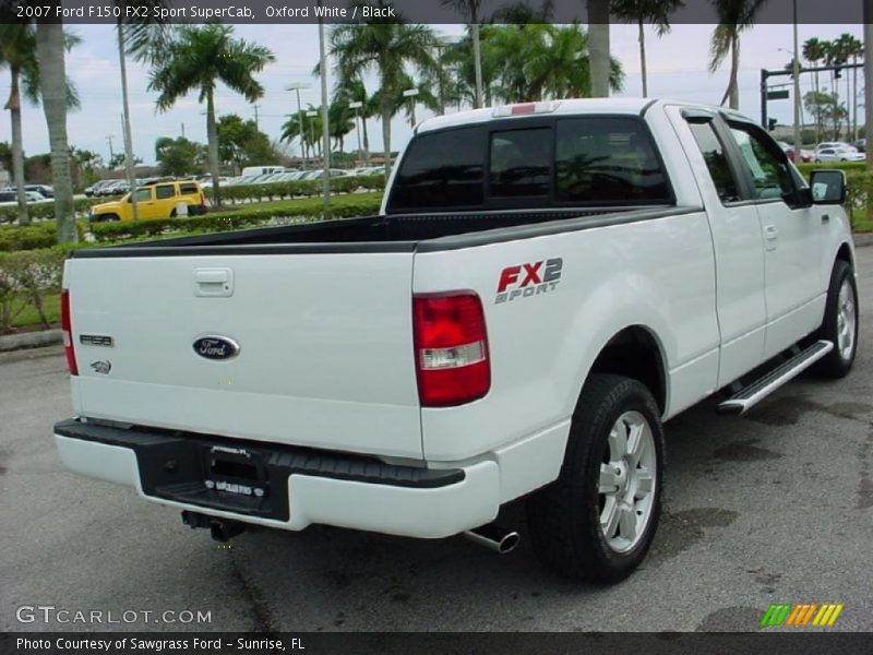 Oxford White / Black 2007 Ford F150 FX2 Sport SuperCab