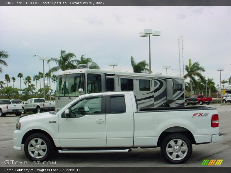Oxford White / Black 2007 Ford F150 FX2 Sport SuperCab