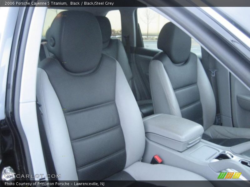 Black / Black/Steel Grey 2006 Porsche Cayenne S Titanium
