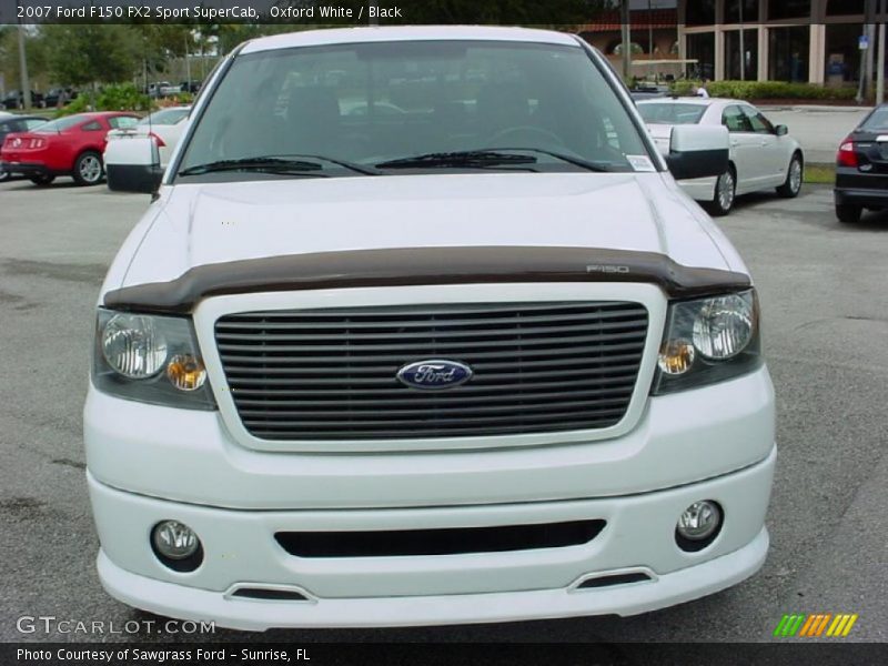 Oxford White / Black 2007 Ford F150 FX2 Sport SuperCab