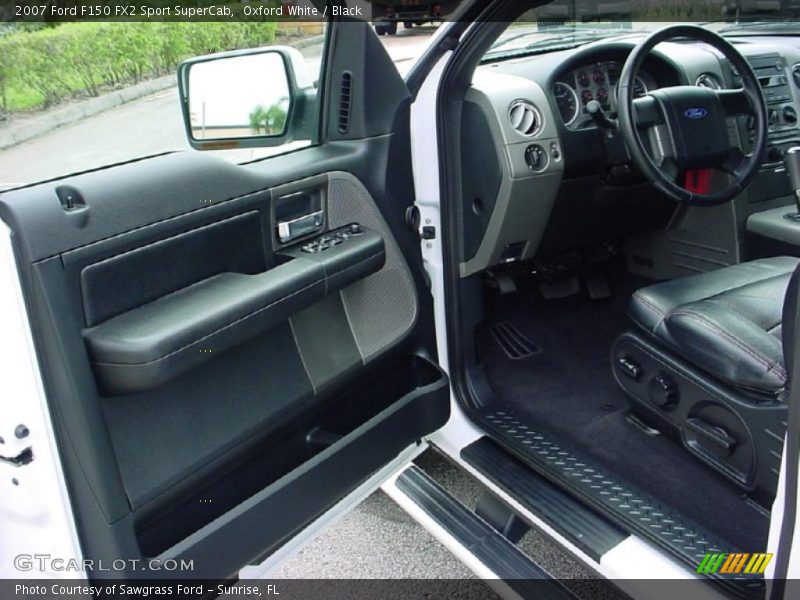 Oxford White / Black 2007 Ford F150 FX2 Sport SuperCab