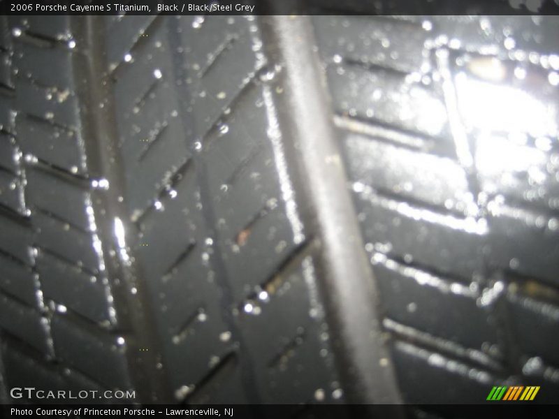 Black / Black/Steel Grey 2006 Porsche Cayenne S Titanium