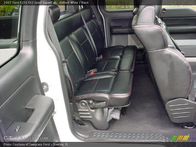 Oxford White / Black 2007 Ford F150 FX2 Sport SuperCab