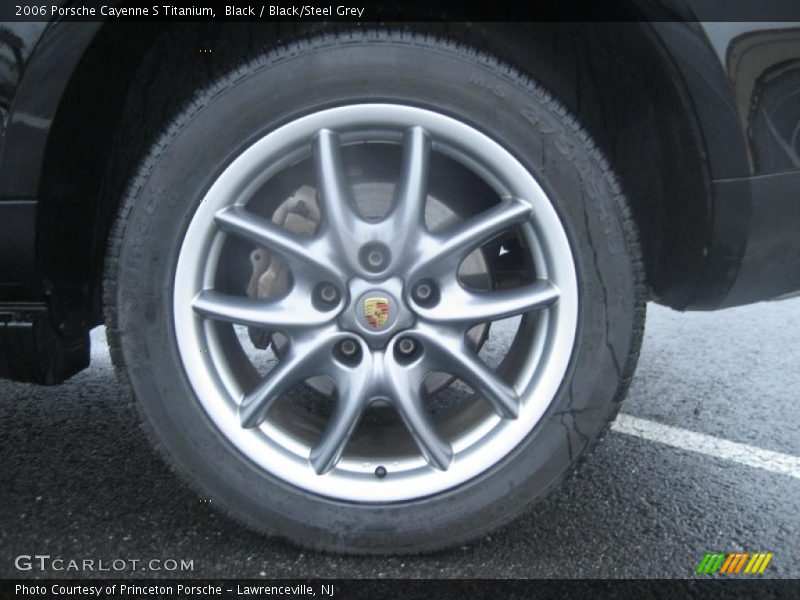 Black / Black/Steel Grey 2006 Porsche Cayenne S Titanium