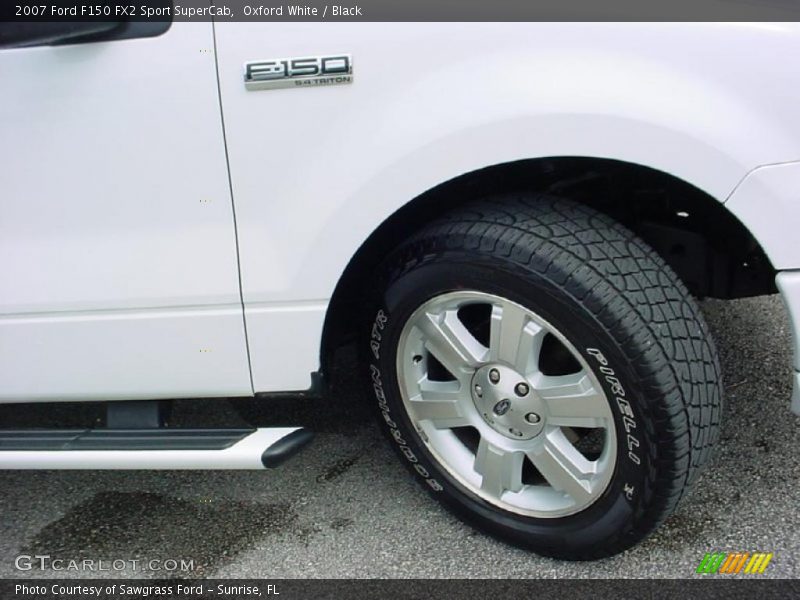 Oxford White / Black 2007 Ford F150 FX2 Sport SuperCab