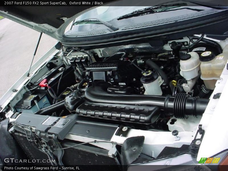 Oxford White / Black 2007 Ford F150 FX2 Sport SuperCab
