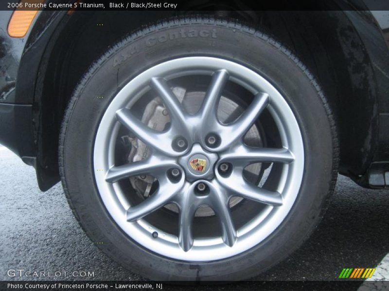 Black / Black/Steel Grey 2006 Porsche Cayenne S Titanium