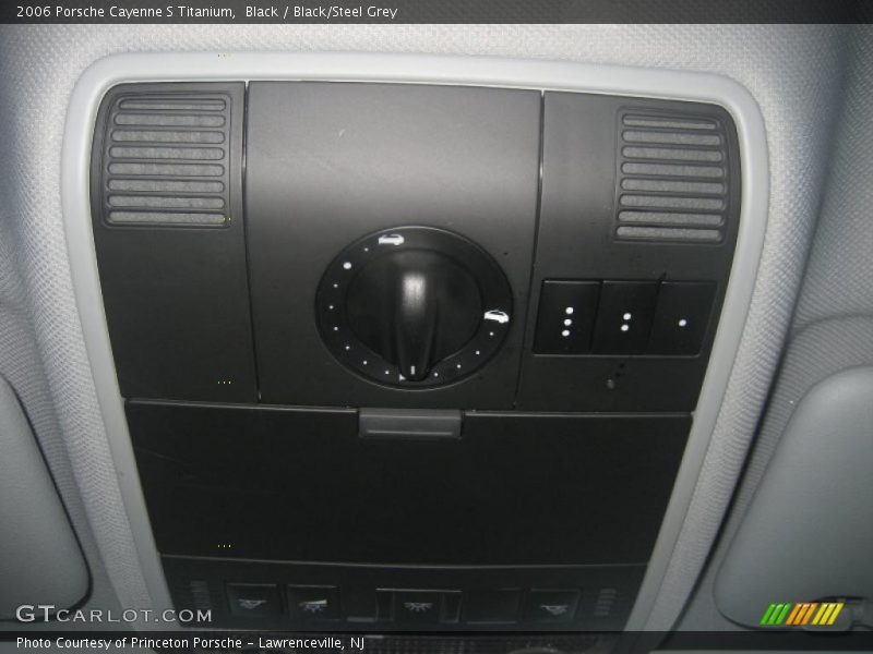 Black / Black/Steel Grey 2006 Porsche Cayenne S Titanium