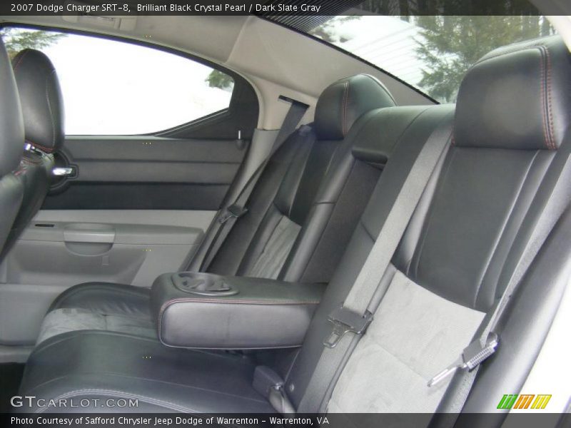 Brilliant Black Crystal Pearl / Dark Slate Gray 2007 Dodge Charger SRT-8