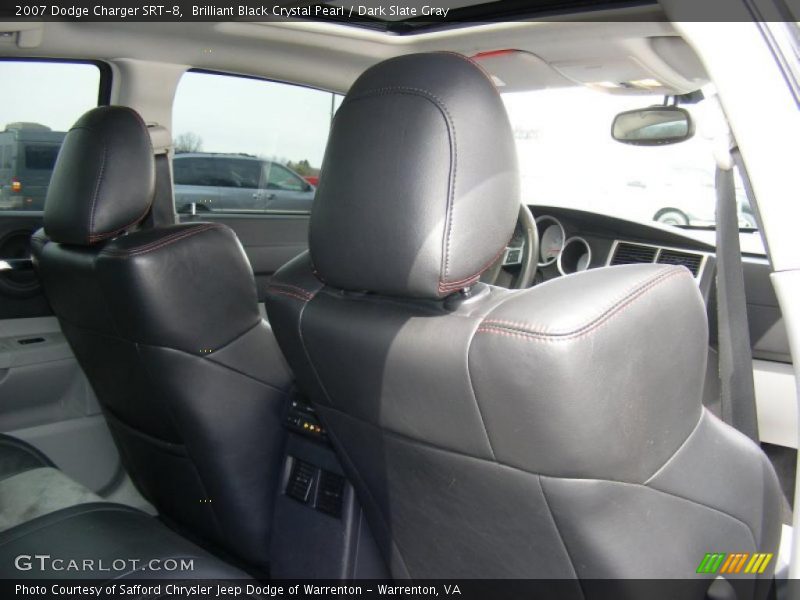 Brilliant Black Crystal Pearl / Dark Slate Gray 2007 Dodge Charger SRT-8