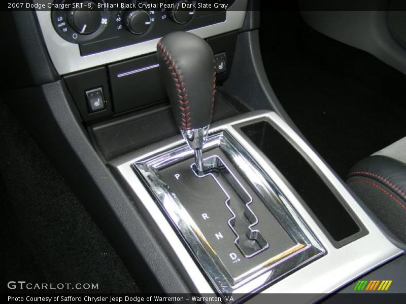 Brilliant Black Crystal Pearl / Dark Slate Gray 2007 Dodge Charger SRT-8