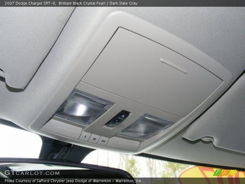 Brilliant Black Crystal Pearl / Dark Slate Gray 2007 Dodge Charger SRT-8