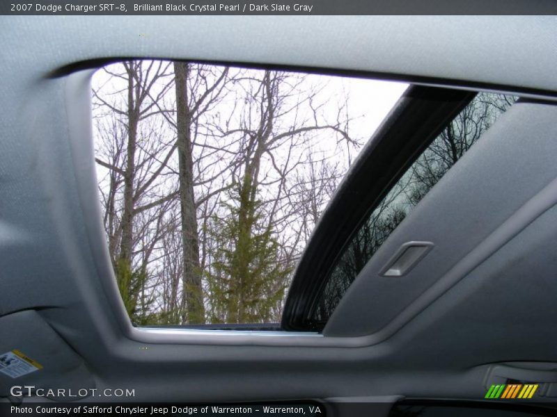 Brilliant Black Crystal Pearl / Dark Slate Gray 2007 Dodge Charger SRT-8